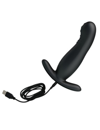 MR PLAY MASAJEADOR DE PROSTATA NEGRO RECARGABLE