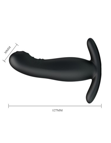 MR PLAY MASAJEADOR DE PROSTATA NEGRO RECARGABLE