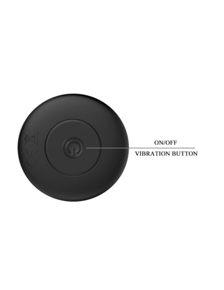 MR PLAY PLUG ANAL VIBRADOR NEGRO RECARGABLE