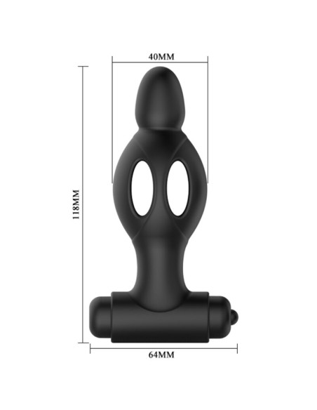 MR PLAY PLUG ANAL DE SILICONA CON VIBRACION