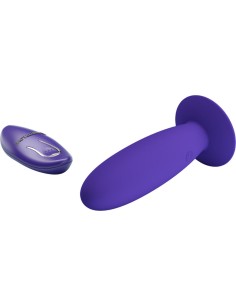 PRETTY LOVE YOUTH PLUG ANAL VIBRADOR CONTROL REMOTO VIOLETA 2