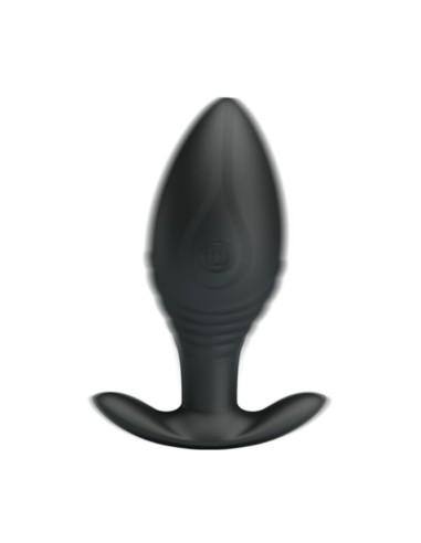 PRETTY LOVE REGINA PLUG ANAL VIBRADOR RECARGABLE NEGRO