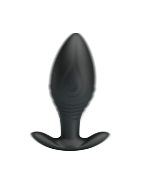 PRETTY LOVE REGINA PLUG ANAL VIBRADOR RECARGABLE NEGRO
