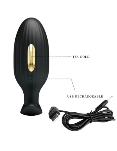 PRETTY LOVE JEFFERSON PLUG ANAL CONTROLADO POR APP NEGRO