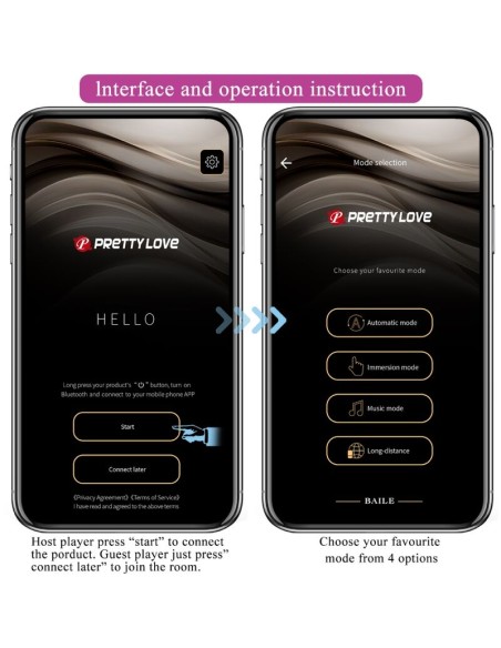 PRETTY LOVE JEFFERSON PLUG ANAL CONTROLADO POR APP NEGRO