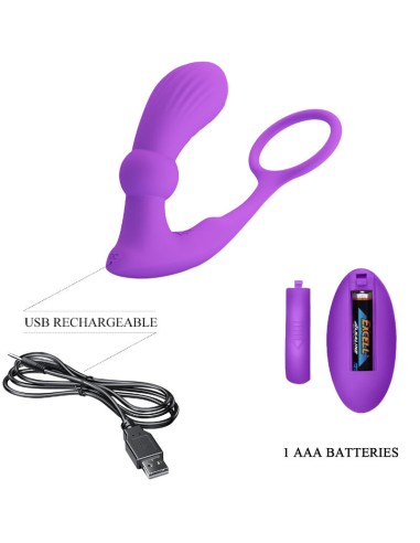 PRETTY LOVE WARREN ANILLO VIBRADOR ANAL VIOLETA