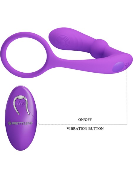 PRETTY LOVE WARREN ANILLO VIBRADOR ANAL VIOLETA