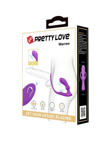 PRETTY LOVE WARREN ANILLO VIBRADOR ANAL VIOLETA