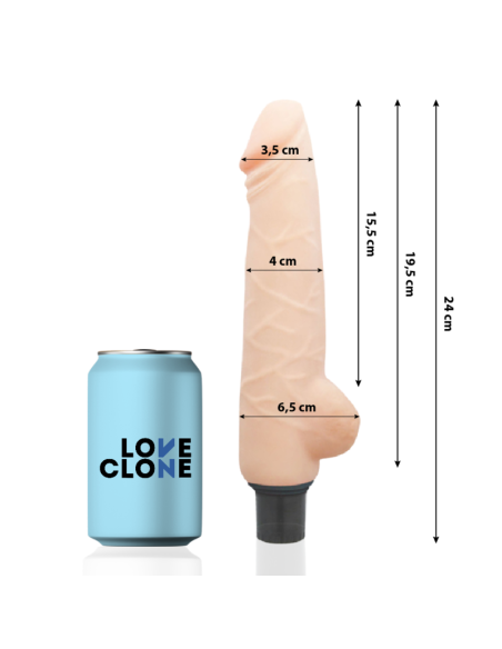 LOVECLONE HARALD SELF LUBRICATION VIBRADOR 24CM