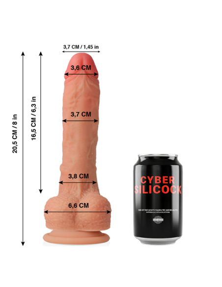CYBER SILICOCK CONNOR REALISTICO SILICONA LIQUIDA 205CM