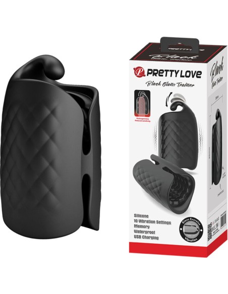 PRETTY LOVE MASTURBADOR MANUAL PARA GLANDE VIBRADOR RECARGABLE