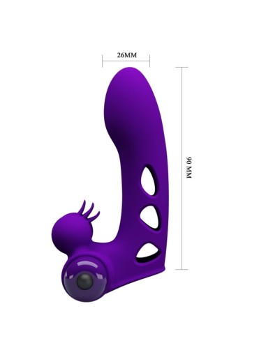PRETTY LOVE ORLANDO FUNDA DE DEDO VIBRADOR MORADO