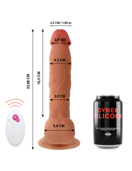 CYBER SILICOCK REALISTICO CONTROL REMOTO MR JOHN