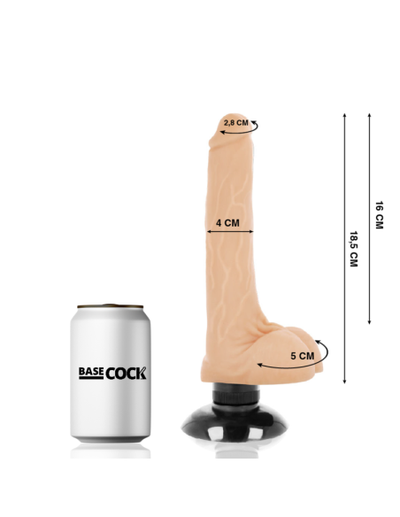 BASECOCK VIBRADOR REALISTICO 2 1 NATURAL 185 CM BASECOCK VIBRADOR REALISTICO 2 1 NATURAL 185 CM