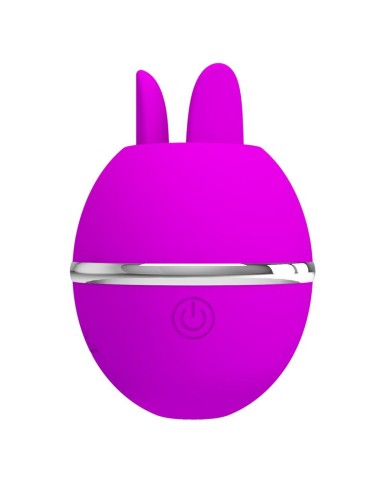 PRETTY LOVE VIBRADOR DE SILICONA REDONDO GEMINI BALL MORADO