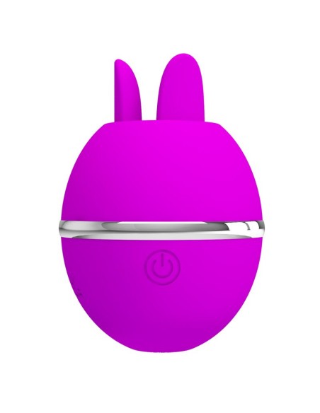 PRETTY LOVE VIBRADOR DE SILICONA REDONDO GEMINI BALL MORADO