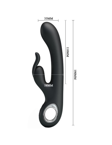 PRETTY LOVE CARINA VIBRADOR ESTIMULADOR DE CLITORIS Y PUNTO G