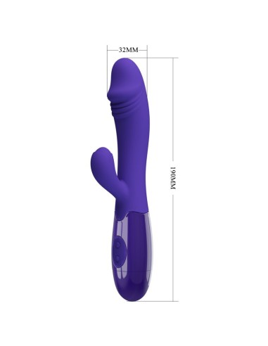 PRETTY LOVE SNAPPY YOUTH VIBRADOR ESTIMULADOR PUNTOG VIOLETA