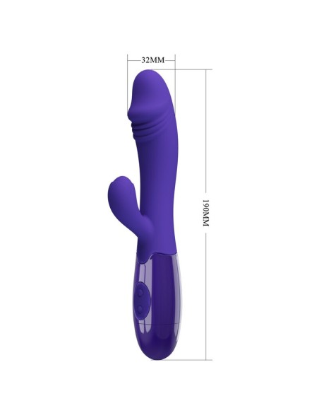 PRETTY LOVE SNAPPY YOUTH VIBRADOR ESTIMULADOR PUNTOG VIOLETA