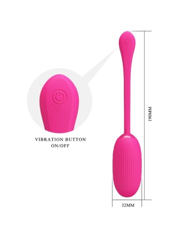 PRETTY LOVE DOREEN HUEVO VIBRADOR RECARGABLE MAGENTA