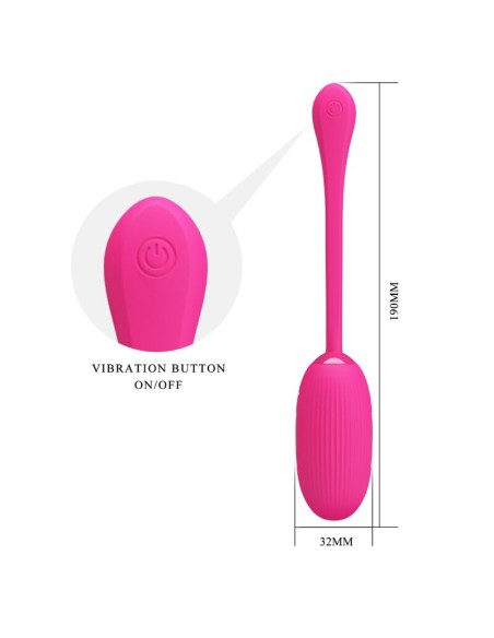 PRETTY LOVE DOREEN HUEVO VIBRADOR RECARGABLE MAGENTA