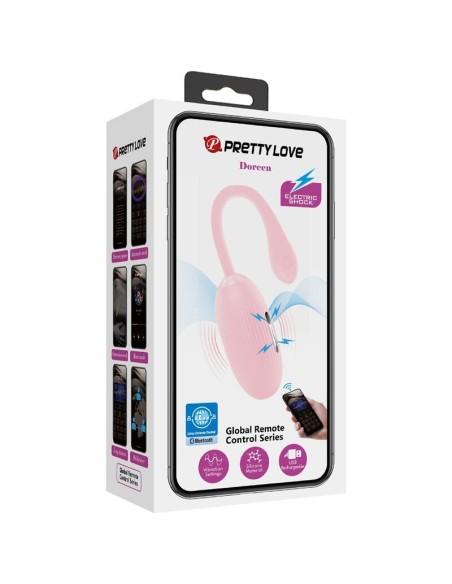 PRETTY LOVE DOREEN HUEVO VIBRADOR RECARGABLE ROSA