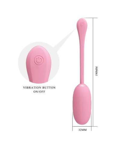 PRETTY LOVE DOREEN HUEVO VIBRADOR RECARGABLE ROSA