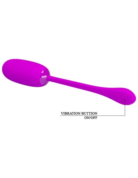 PRETTY LOVE JULIUS HUEVO VIBRADOR IMPERMEBLE RECARGABLE MORADO