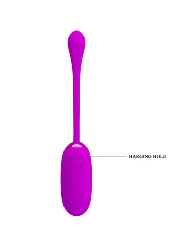 PRETTY LOVE JULIUS HUEVO VIBRADOR IMPERMEBLE RECARGABLE MORADO