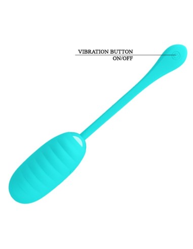 PRETTY LOVE KIRK HUEVO VIBRADOR RECARGABLE VERDE CLARO