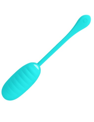 PRETTY LOVE KIRK HUEVO VIBRADOR RECARGABLE VERDE CLARO
