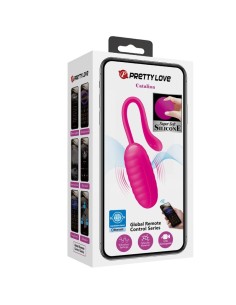 PRETTY LOVE CATALINA HUEVO VIBRADOR RECARGABLE ROSA 2