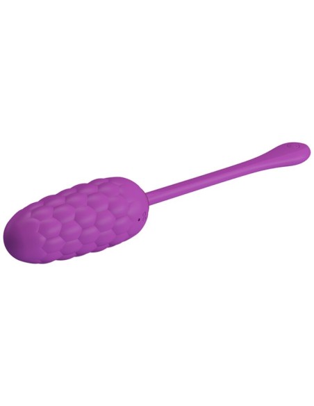 PRETTY LOVE HUEVO VIBRADOR CON TEXTURA MARINA RECARGABLE MORADO
