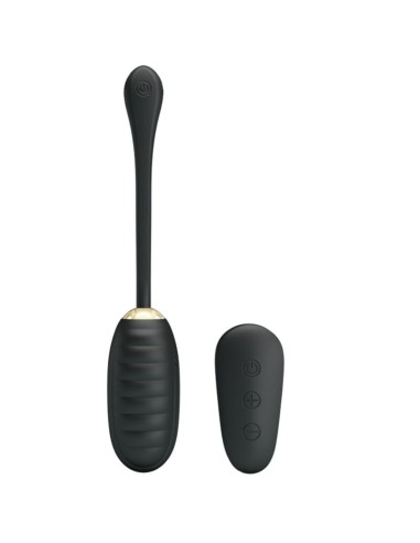 PRETTY LOVE DOREEN HUEVO VIBRADOR DE LUJO RECARGABLE NEGRO