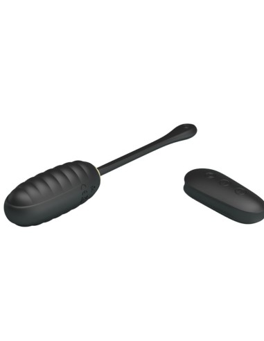 PRETTY LOVE DOREEN HUEVO VIBRADOR DE LUJO RECARGABLE NEGRO