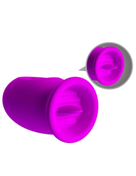 PRETTY LOVE DAISY HUEVO DUAL VIBRADOR RECARGABLE MORADO
