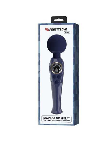 PRETTY LOVE SKYLER VIBRADOR WAND AZUL