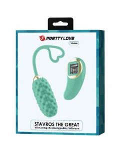 PRETTY LOVE VIVIAN HUEVO VIBRADOR CONTROL REMOTO VERDE 2