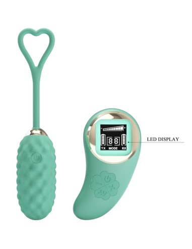 PRETTY LOVE VIVIAN HUEVO VIBRADOR CONTROL REMOTO VERDE