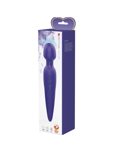 PRETTY LOVE ANTONY YOUTH VIBRADOR WAND EFECTO CALOR VIOLETA