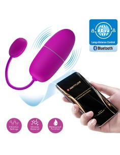 PRETTY LOVE NYMPH HUEVO VIBRADOR CONTROLADO POR APP MORADO