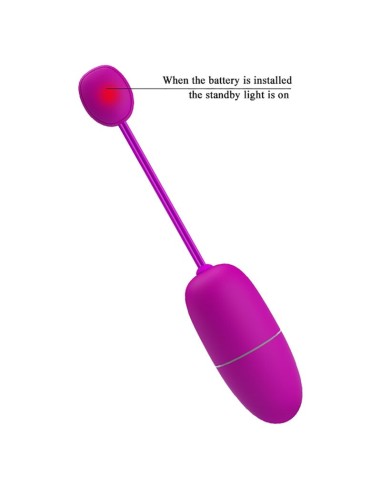 PRETTY LOVE NYMPH HUEVO VIBRADOR CONTROLADO POR APP MORADO