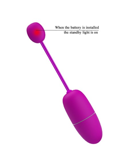 PRETTY LOVE NYMPH HUEVO VIBRADOR CONTROLADO POR APP MORADO