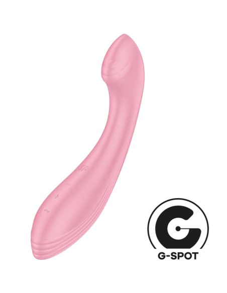 SATISFYER G FORCE ESTIMULADOR VIBRADOR PUNTO G ROSA