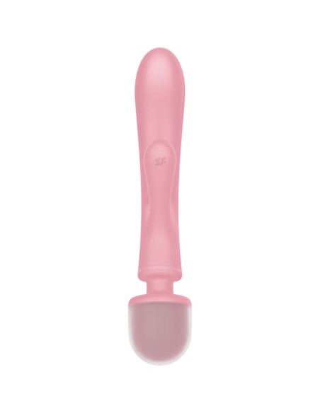 SATISFYER TRIPLE LOVER MASAJEADOR VIBRADOR RABBIT ROSA