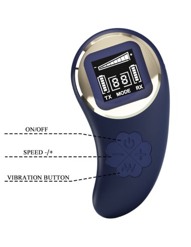 PRETTY LOVE MINA HUEVO VIBRADOR CONTROL REMOTO AZUL