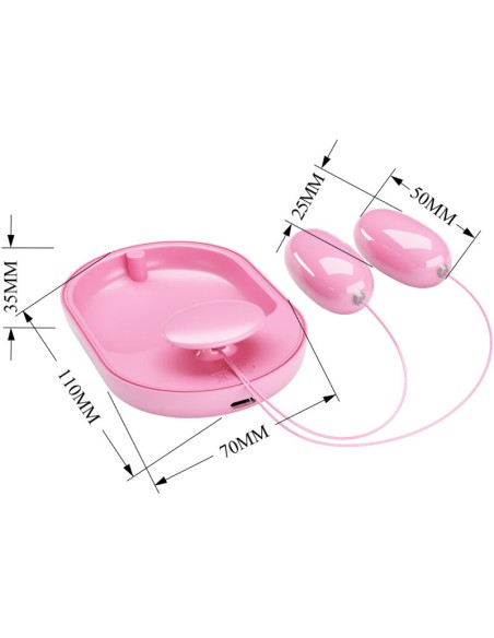 PRETTY LOVE FUN BOX BALA VIBRADORA ROSA