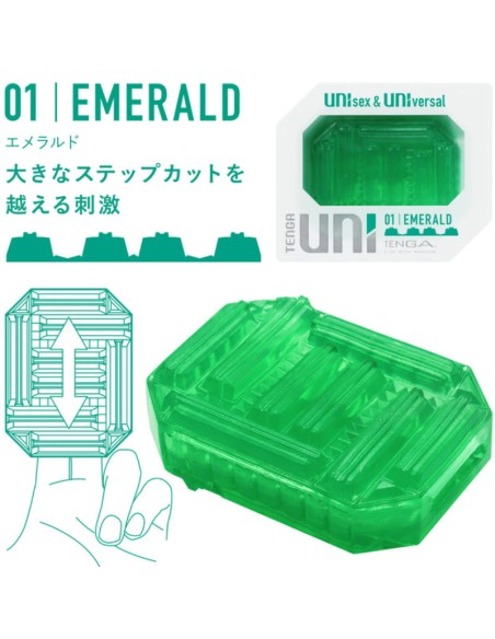 TENGA UNI EMERALD MASTURBADOR DEDAL