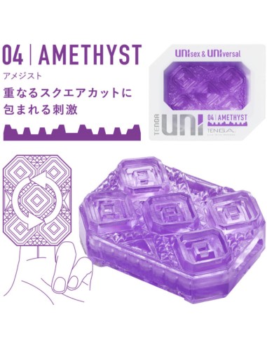 TENGA UNI VARIETY MASTURBADOR DEDAL PACK 4 UDS