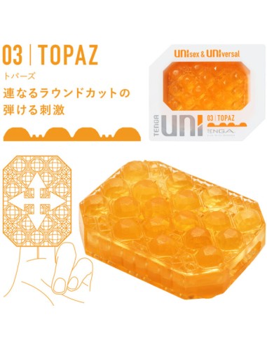 TENGA UNI VARIETY MASTURBADOR DEDAL PACK 4 UDS